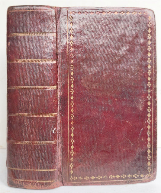 1770 BOOK of PSALMS in DUTCH fine binding ANTIQUE HET BOEK der PSALMEN