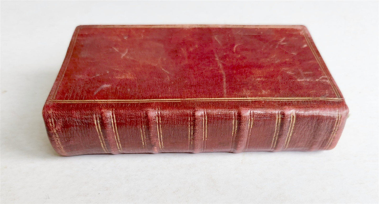 1769 BOOK of PSALMS in DUTCH fine binding ANTIQUE HET BOEK der PSALMEN