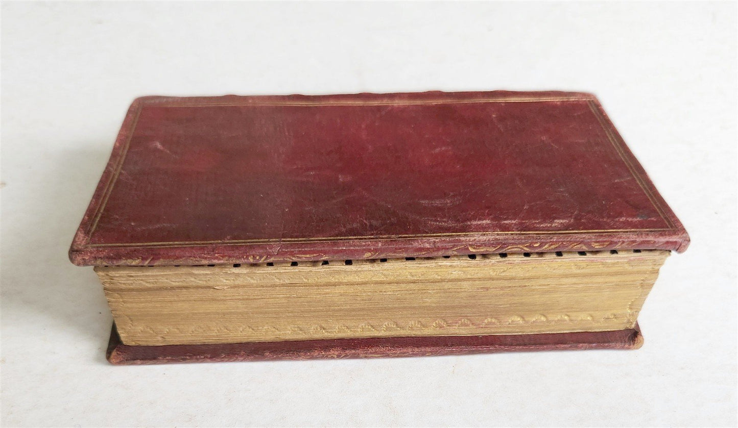 1769 BOOK of PSALMS in DUTCH fine binding ANTIQUE HET BOEK der PSALMEN