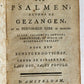 1769 BOOK of PSALMS in DUTCH fine binding ANTIQUE HET BOEK der PSALMEN