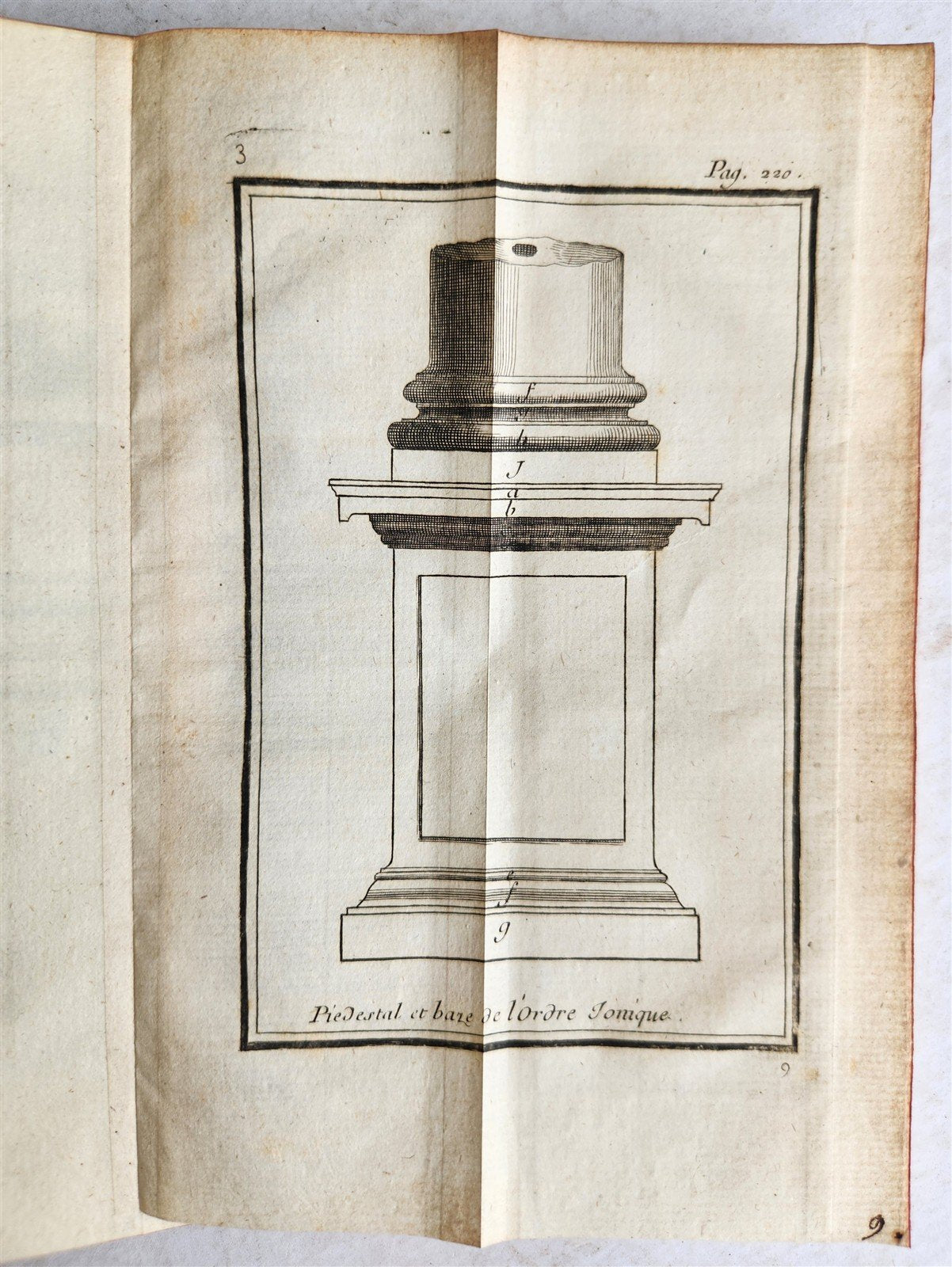 1774 ARCHITECTURE PRATIQUE in FRENCH antique ILLUSTRATED Geometry