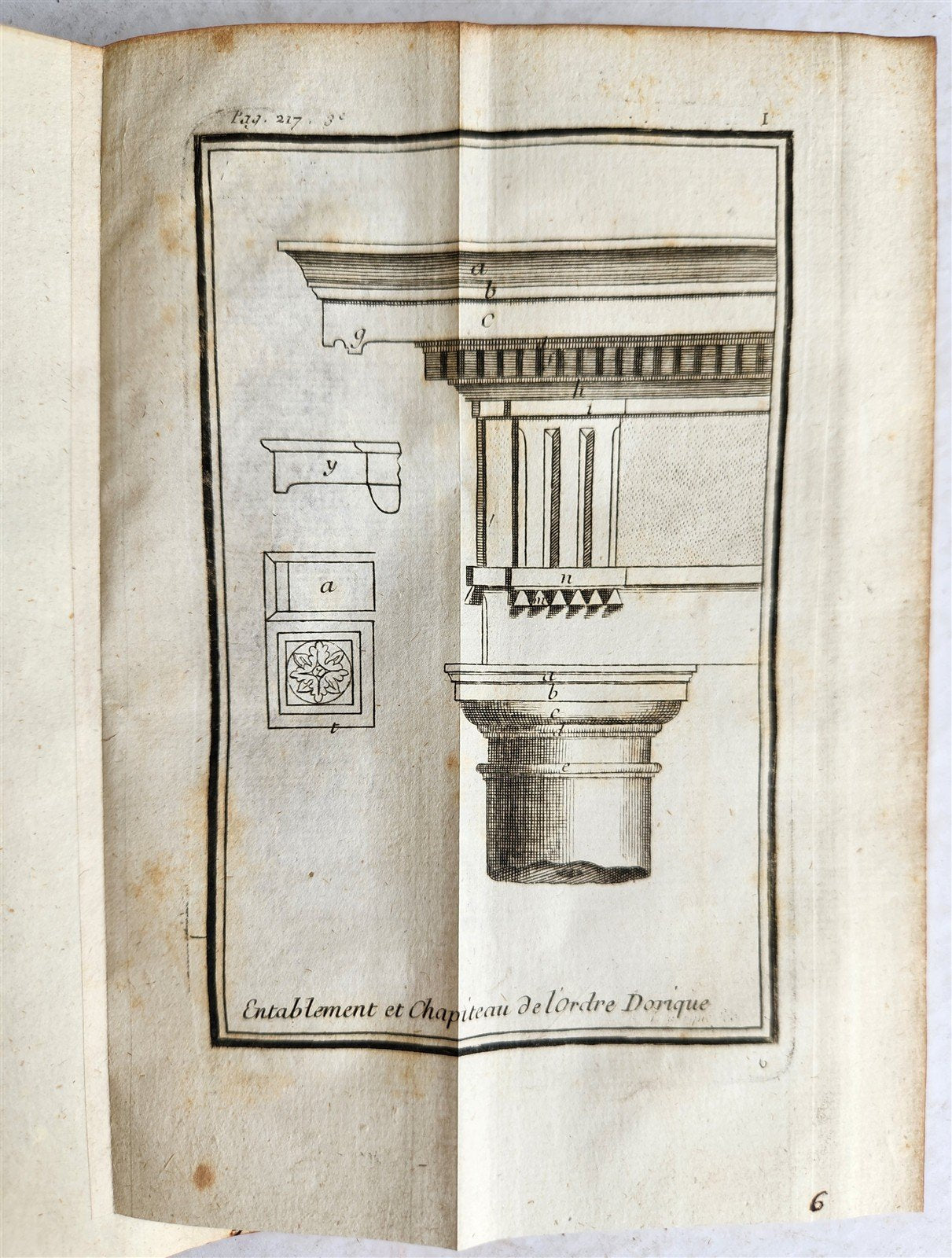 1774 ARCHITECTURE PRATIQUE in FRENCH antique ILLUSTRATED Geometry
