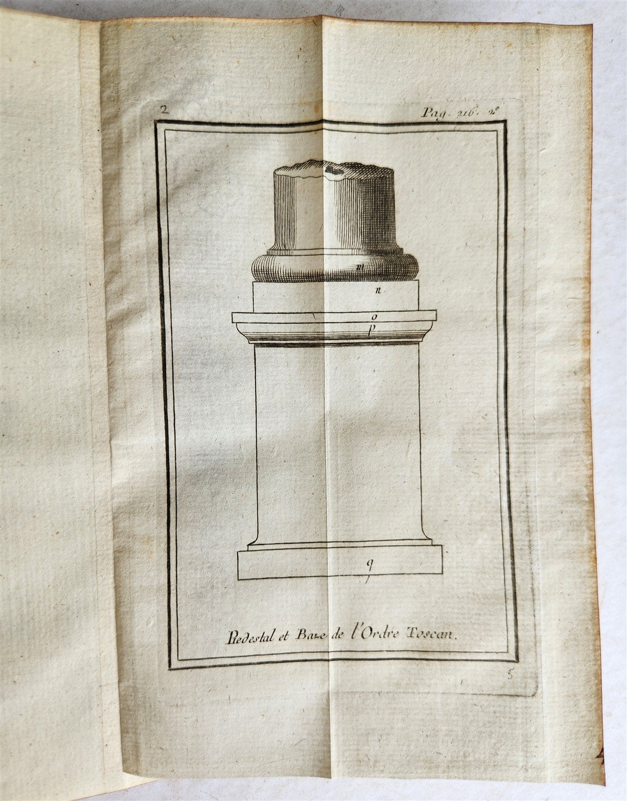 1774 ARCHITECTURE PRATIQUE in FRENCH antique ILLUSTRATED Geometry