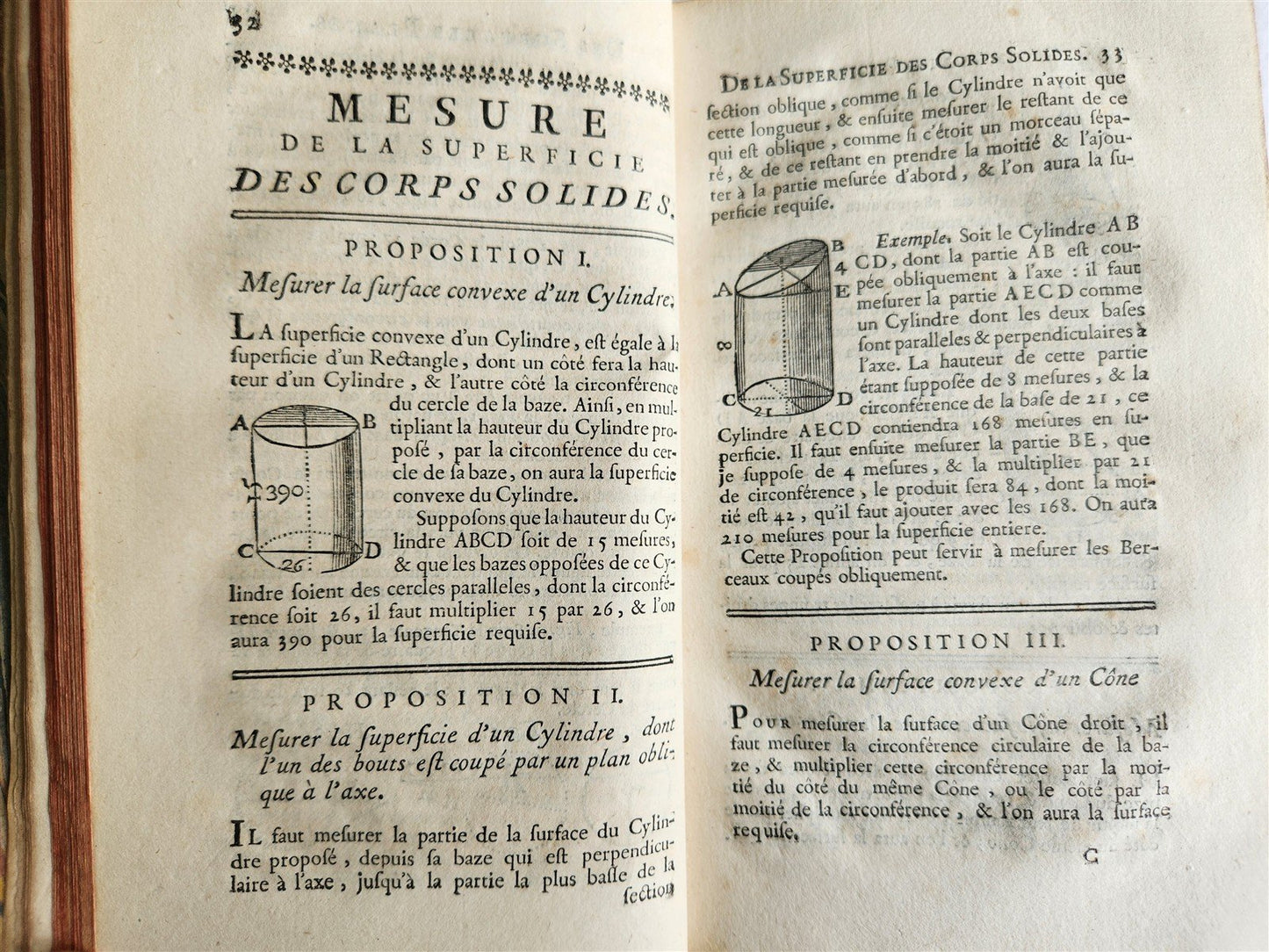 1774 ARCHITECTURE PRATIQUE in FRENCH antique ILLUSTRATED Geometry