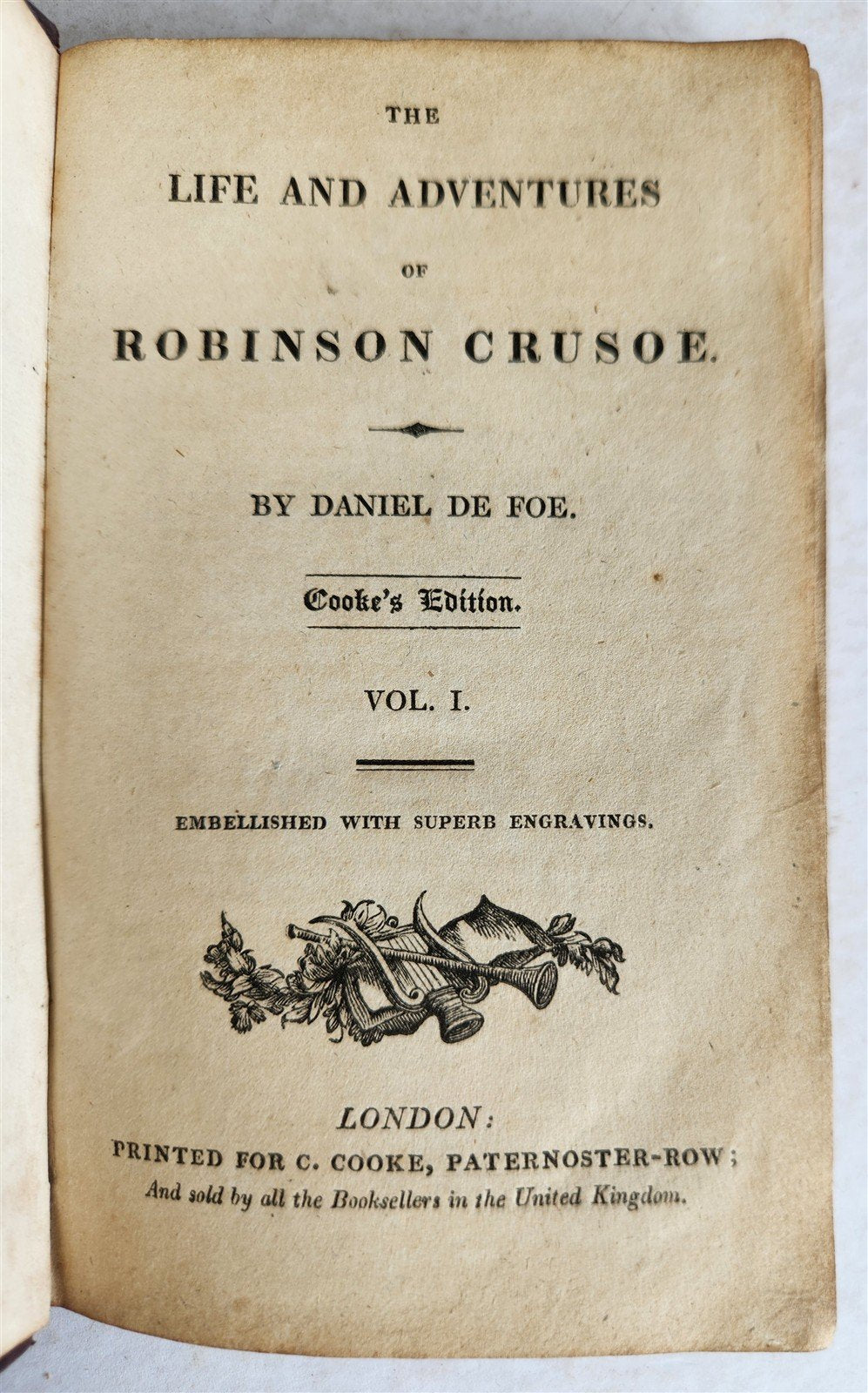 1793 LIFE & ADVENTURES of ROBINSON CRUSOE 3 VOLS antique ILLUSTRATED in ENGLISH