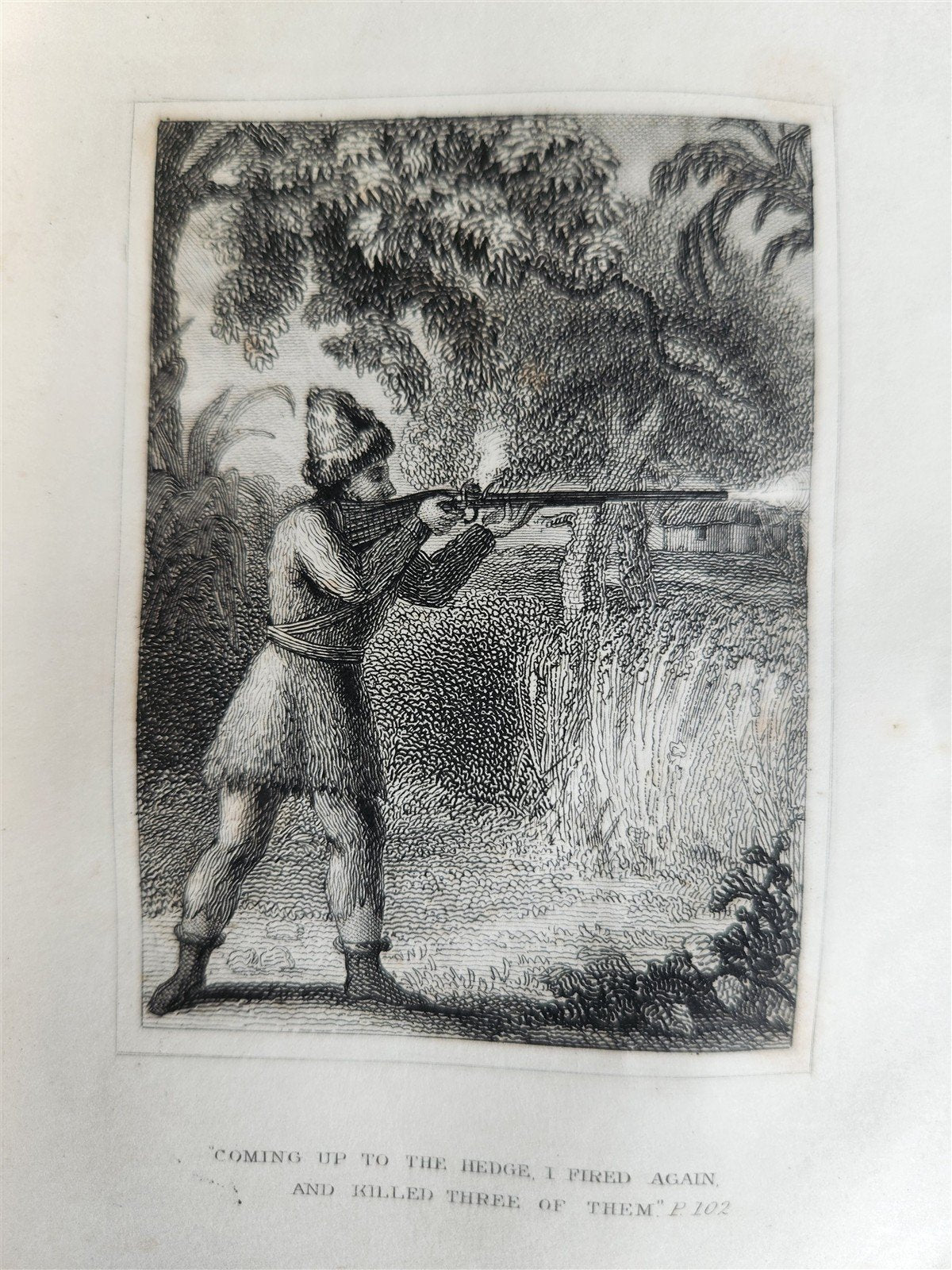 1838 SURPRISING ADVENTURES of ROBINSON CRUSOE antique ILLUSTRATED English