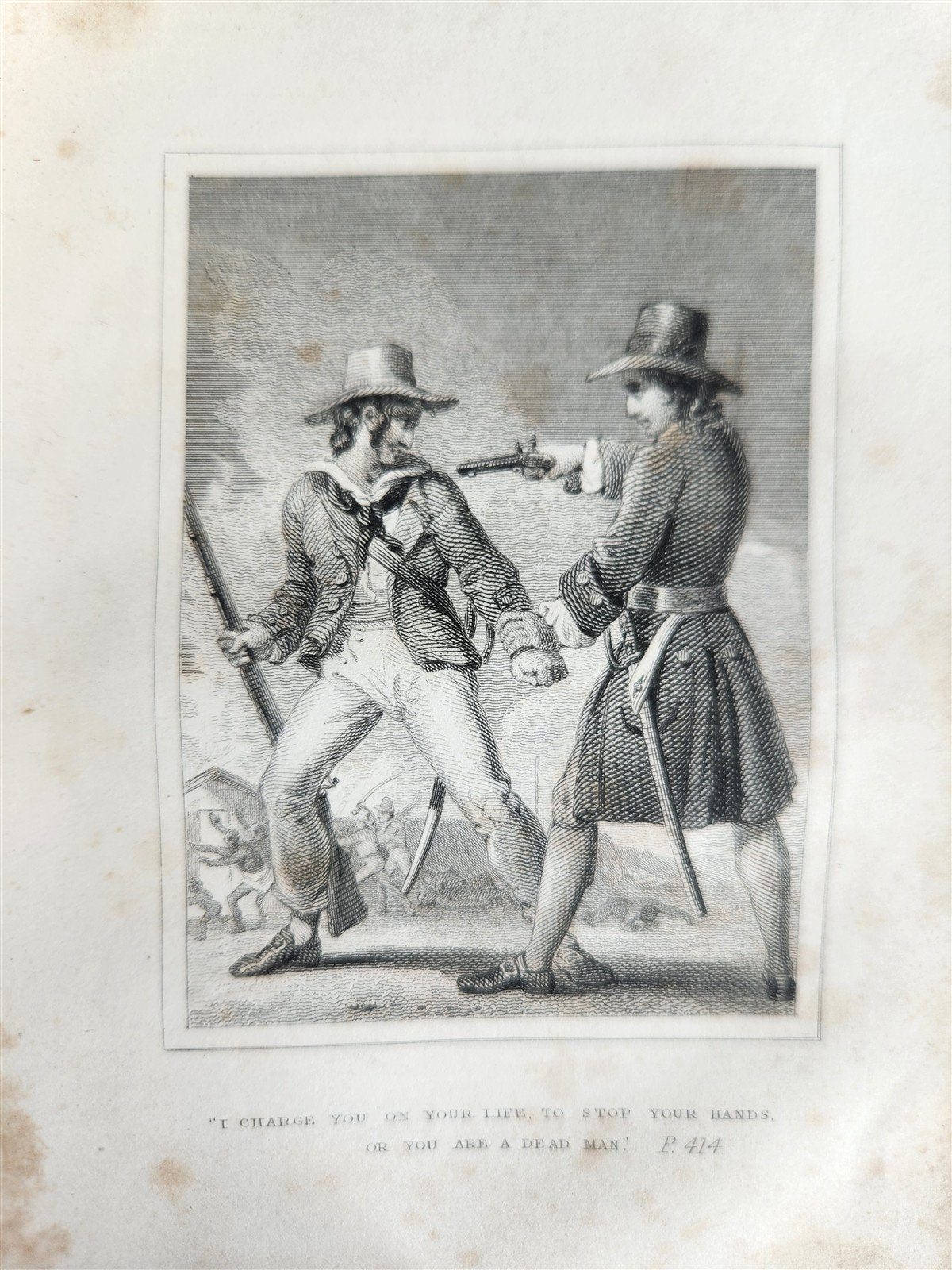 1838 SURPRISING ADVENTURES of ROBINSON CRUSOE antique ILLUSTRATED English