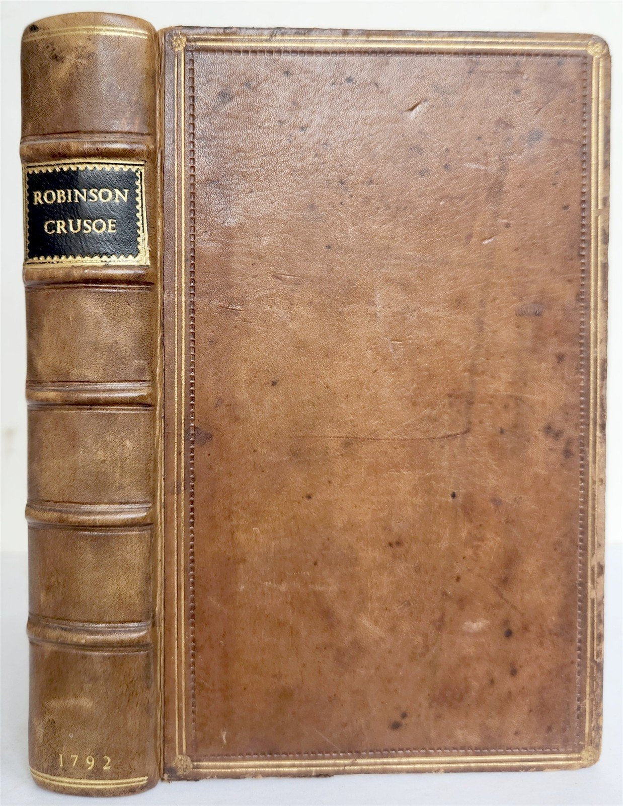 1792 LIFE & ADVENTURES of ROBINSON CRUSOE Edinburgh antique ILLUSTRATED English