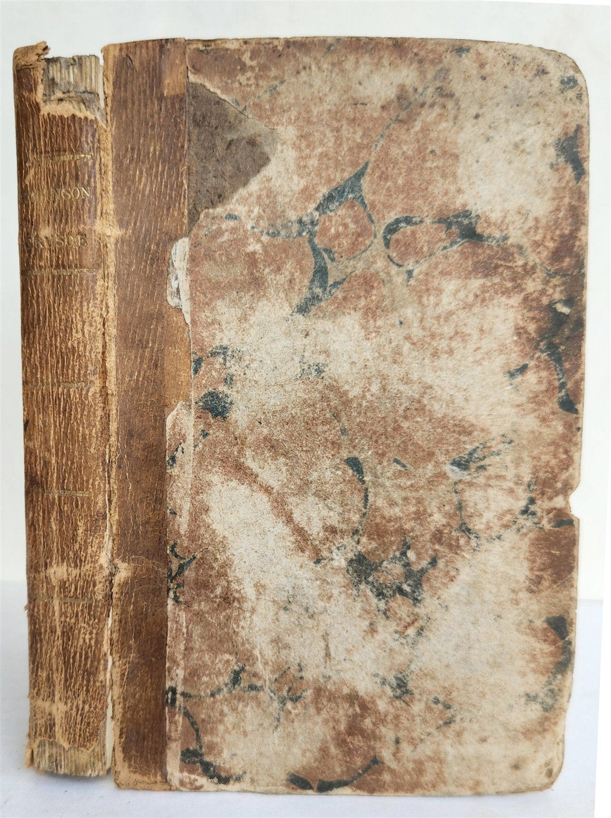 1813 THE LIFE AND ADVENTURES of ROBINSON CRUSOE antique ILLUSTRATED English