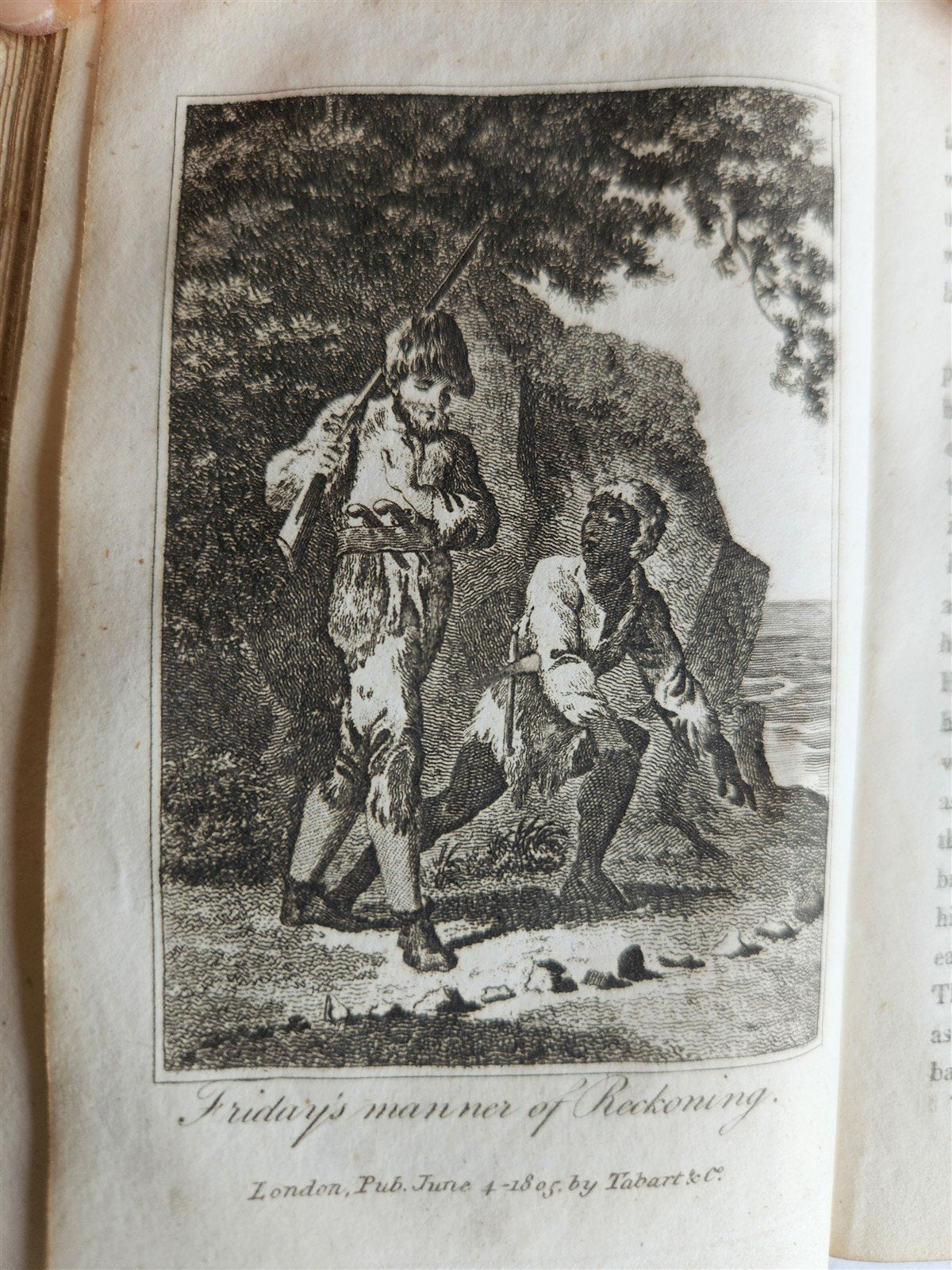 1813 THE LIFE AND ADVENTURES of ROBINSON CRUSOE antique ILLUSTRATED English