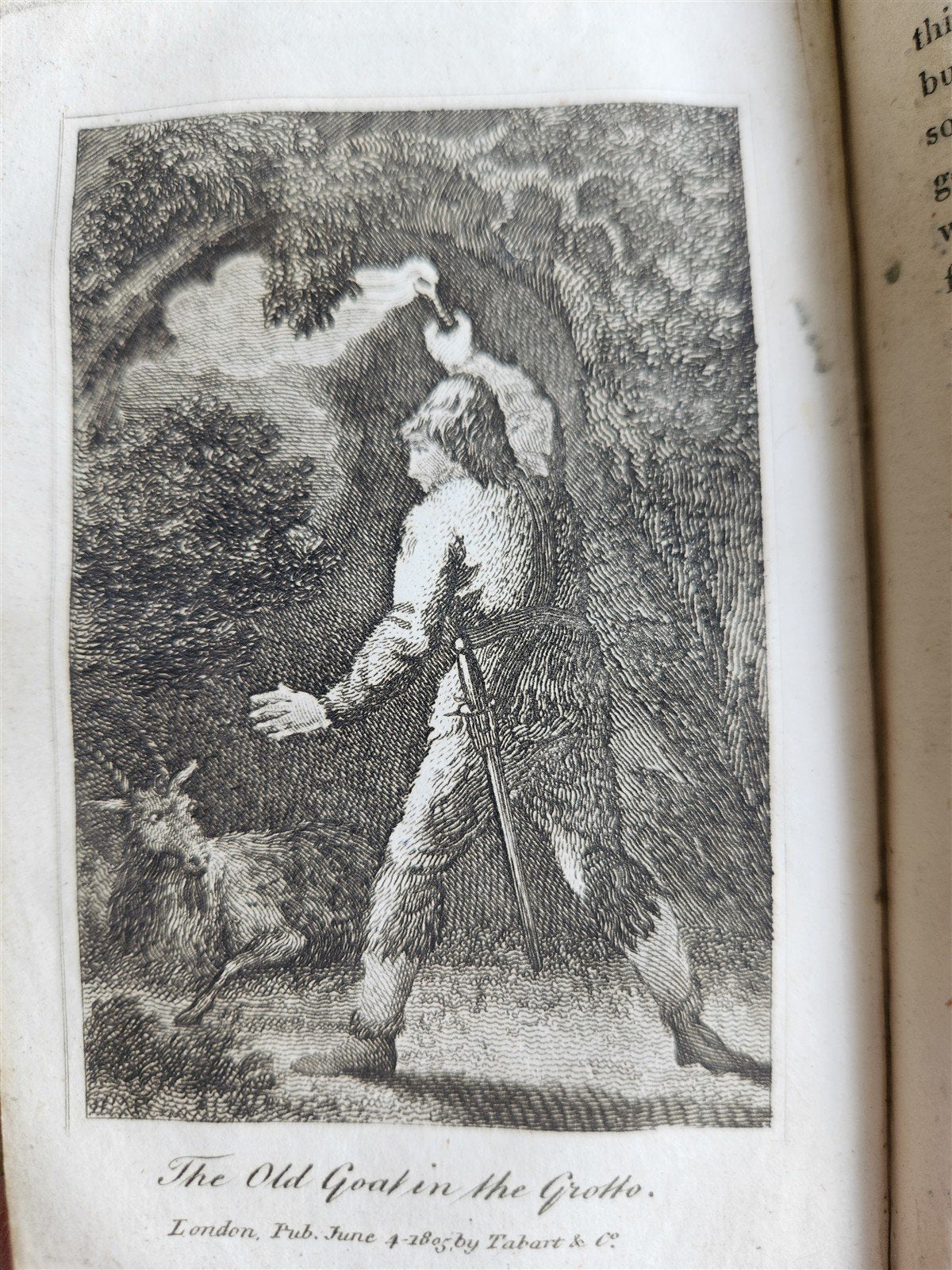 1813 THE LIFE AND ADVENTURES of ROBINSON CRUSOE antique ILLUSTRATED English