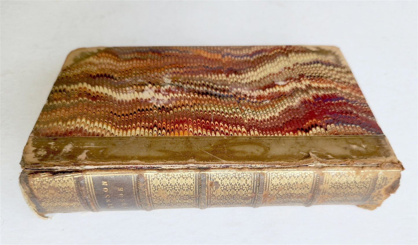 1831 THE LIFE AND ADVENTURES of ROBINSON CRUSOE antique ILLUSTRATED English