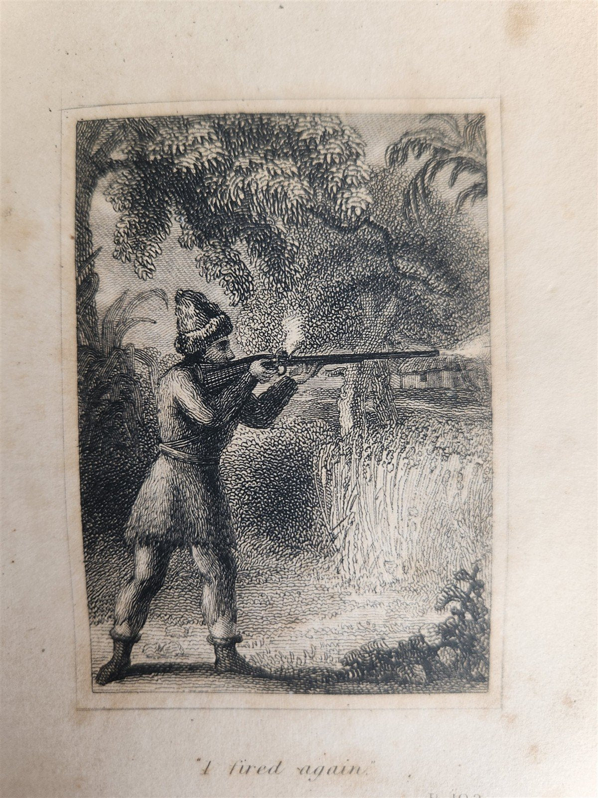 1831 THE LIFE AND ADVENTURES of ROBINSON CRUSOE antique ILLUSTRATED English