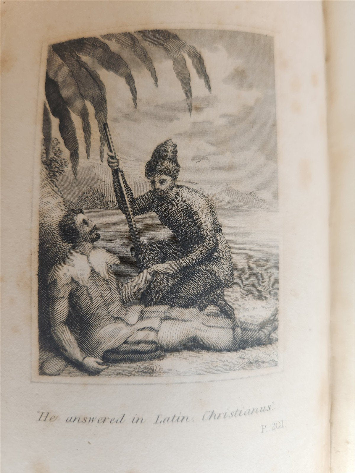 1831 THE LIFE AND ADVENTURES of ROBINSON CRUSOE antique ILLUSTRATED English