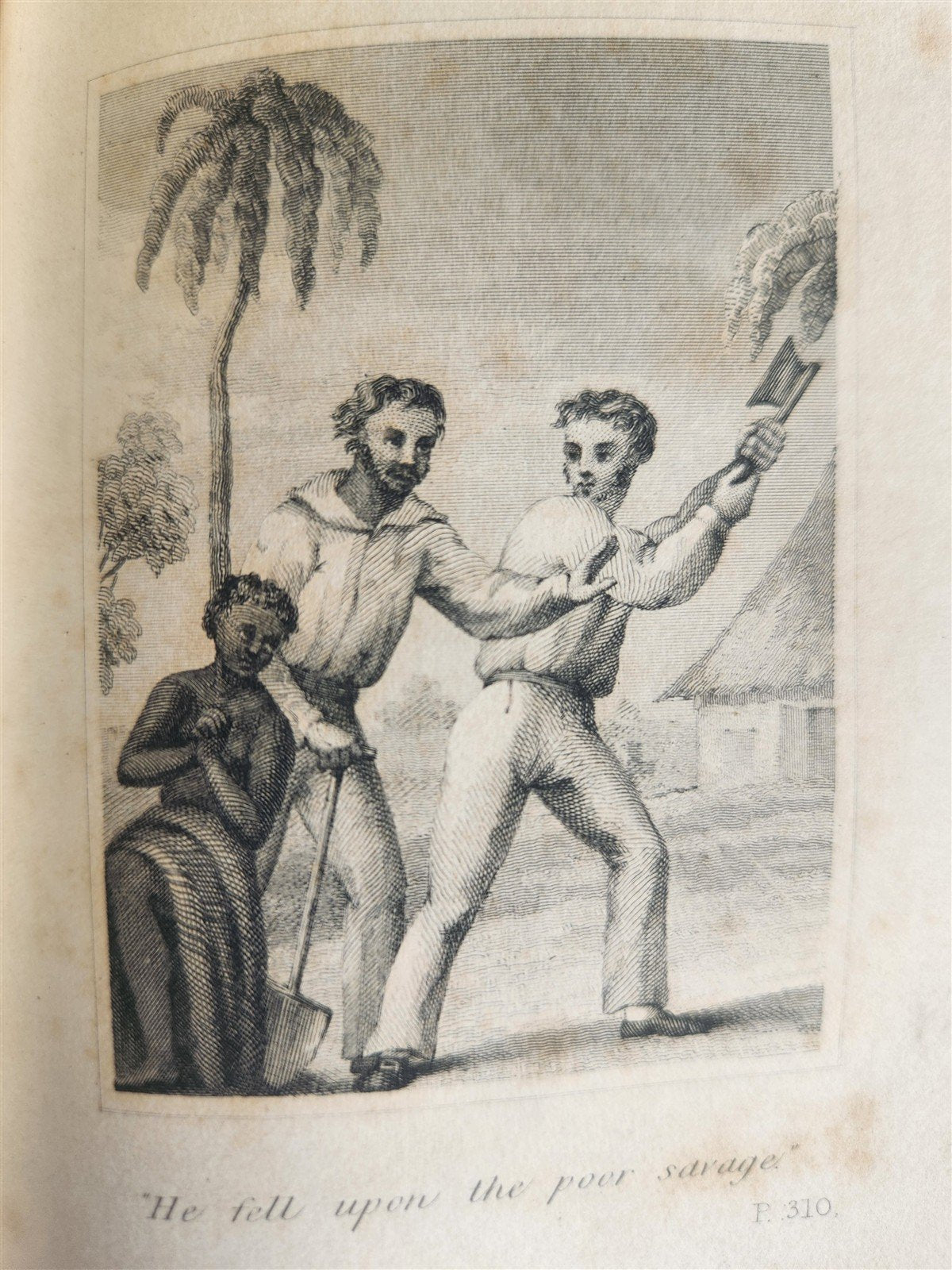 1831 THE LIFE AND ADVENTURES of ROBINSON CRUSOE antique ILLUSTRATED English