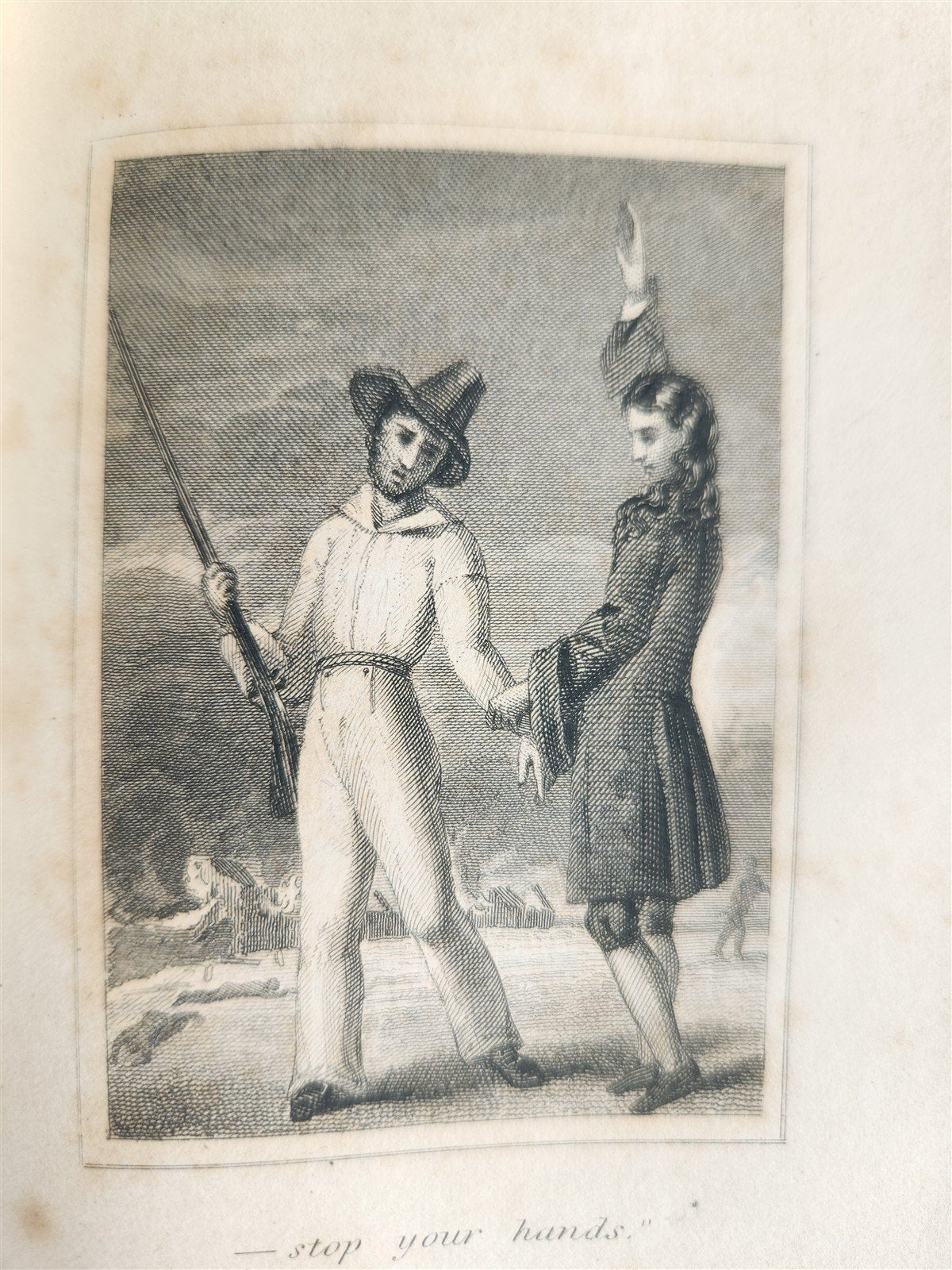 1831 THE LIFE AND ADVENTURES of ROBINSON CRUSOE antique ILLUSTRATED English