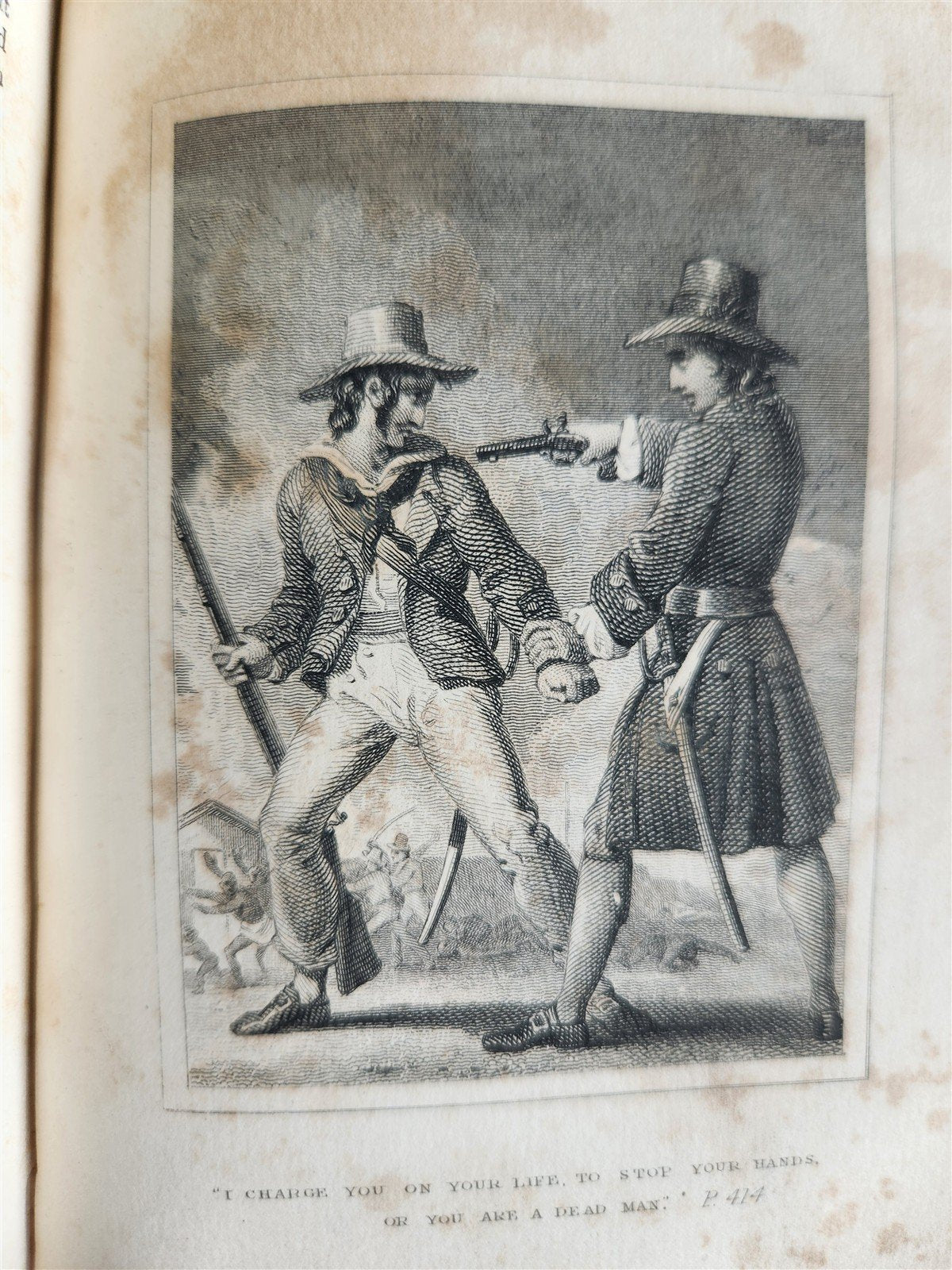 1832 SURPRISING ADVENTURES of ROBINSON CRUSOE antique ILLUSTRATED English