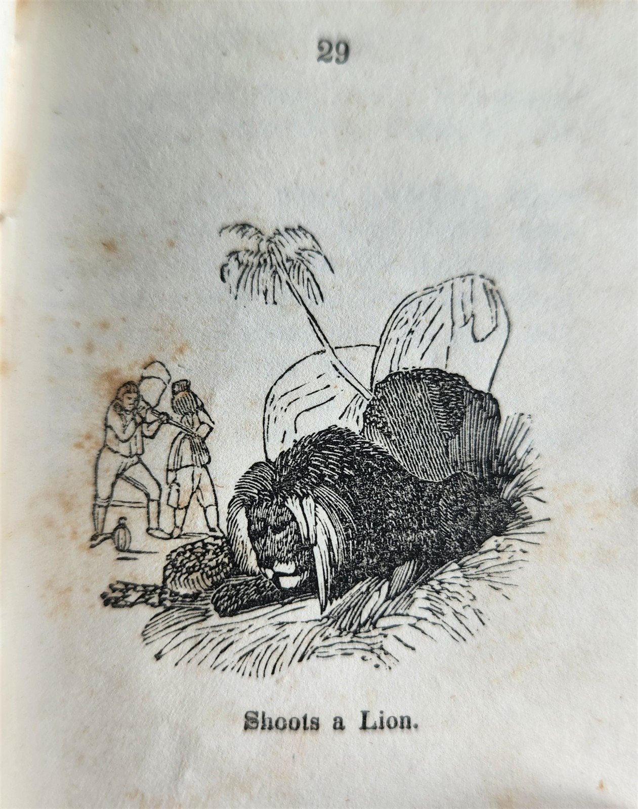 1850 LITTLE ROBINSON CRUSOE antique ILLUSTRATED English Philadelphia Americana