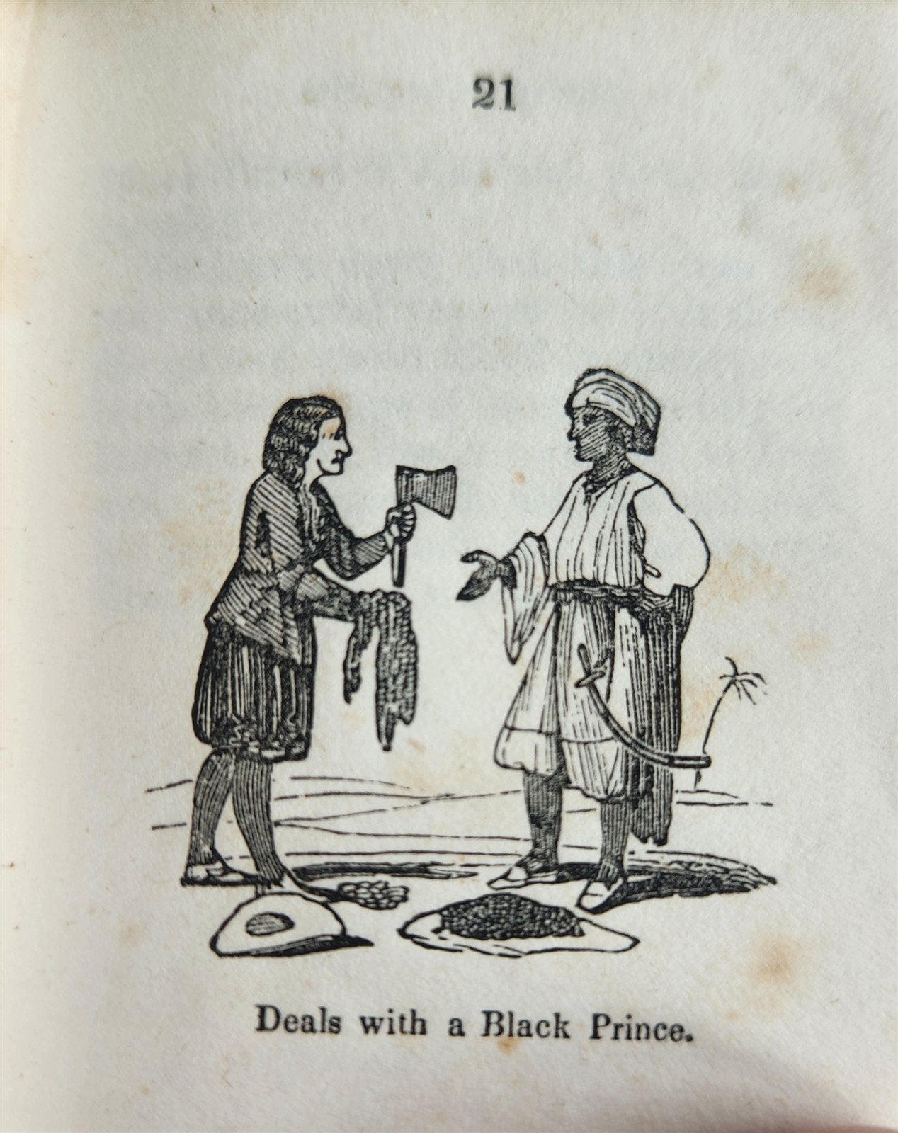 1850 LITTLE ROBINSON CRUSOE antique ILLUSTRATED English Philadelphia Americana