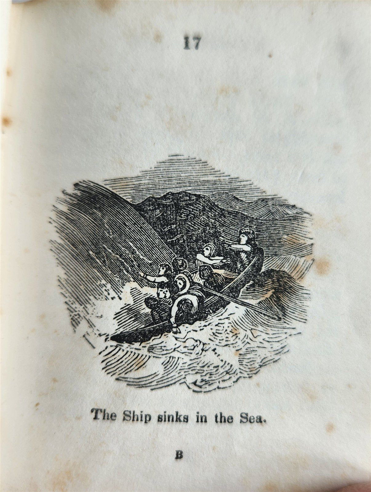 1850 LITTLE ROBINSON CRUSOE antique ILLUSTRATED English Philadelphia Americana