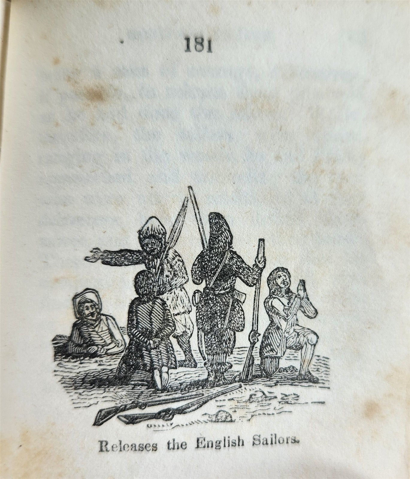 1850 LITTLE ROBINSON CRUSOE antique ILLUSTRATED English Philadelphia Americana
