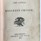 1845 LITTLE ROBINSON CRUSOE antique ILLUSTRATED English Philadelphia Americana