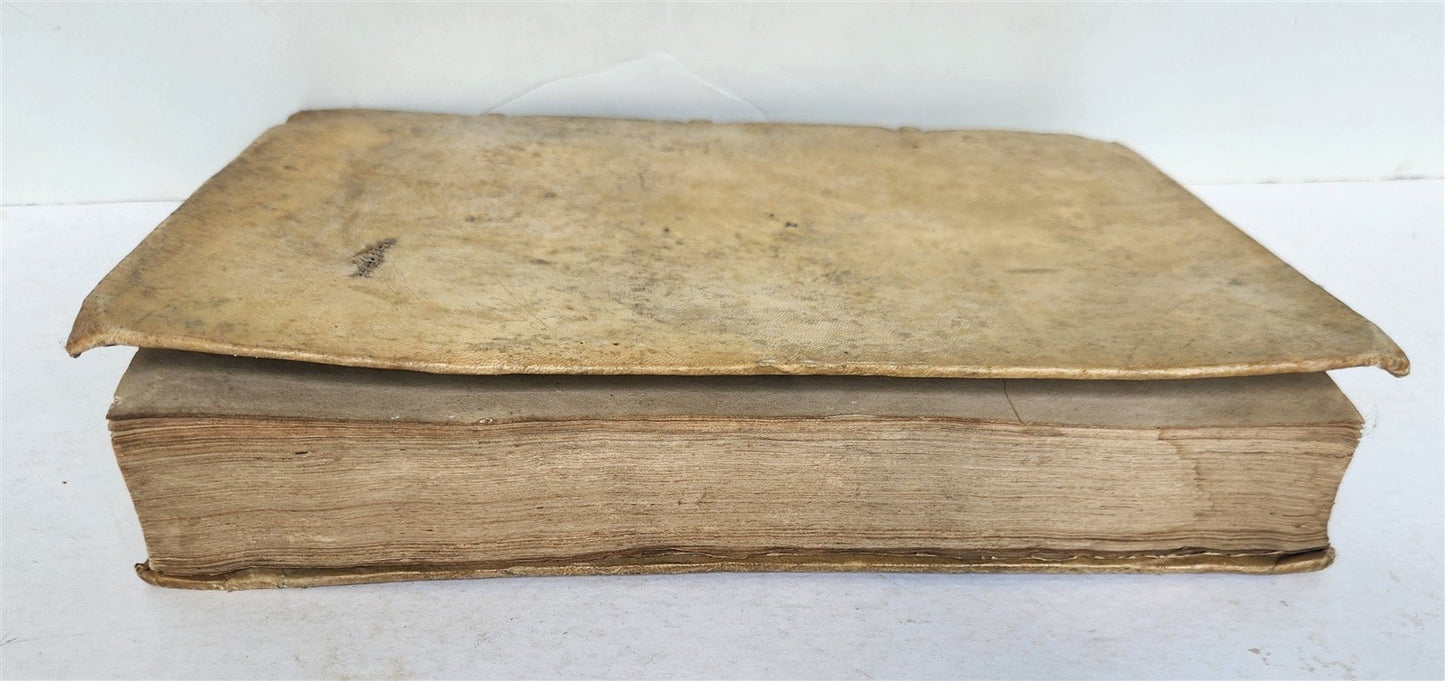 1570 LAW BOOK CONSILIORUM sev mavis RESPONSORUM ROLANDI A VALLE antique FOLIO