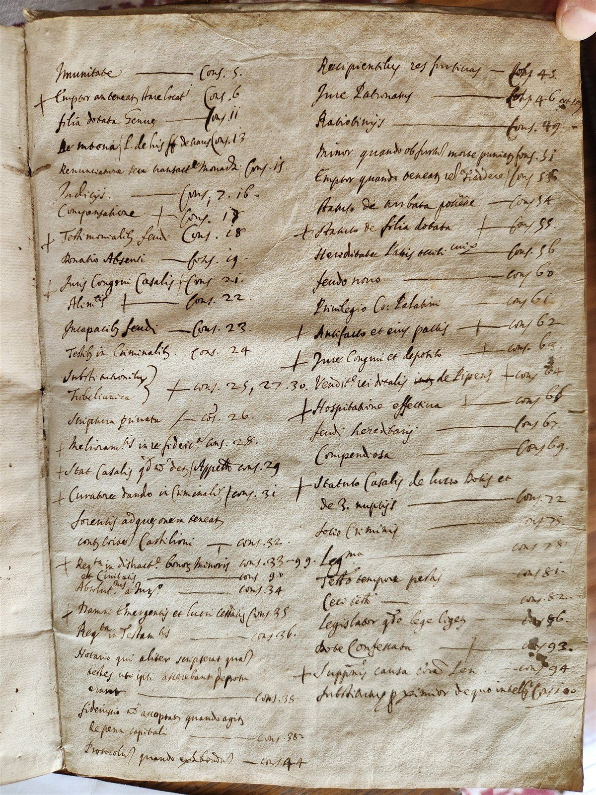 1571 LAW BOOK ROLANDO DALLA VALLE LEGAL ADVICES antique FOLIO