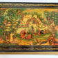 RUSSIAN MSTERA SCHOOL 1991 LARGE LACQUER BOX RUSLAN & LUDMILA vintage SIGNED
