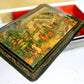 RUSSIAN MSTERA SCHOOL 1991 LARGE LACQUER BOX RUSLAN & LUDMILA vintage SIGNED