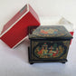 RUSSIAN PALEKH SCHOOL 1987 5 SIDES LACQUER BOX TSAR SALTAN vintage SIGNED