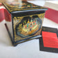 RUSSIAN PALEKH SCHOOL 1987 5 SIDES LACQUER BOX TSAR SALTAN vintage SIGNED