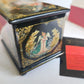 RUSSIAN PALEKH SCHOOL 1987 5 SIDES LACQUER BOX TSAR SALTAN vintage SIGNED