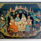 RUSSIAN PALEKH SCHOOL 1987 5 SIDES LACQUER BOX TSAR SALTAN vintage SIGNED