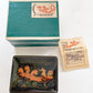 RUSSIAN PALEKH SCHOOL 1985 HAND PAINTED LACQUER BOX TROIKA vintage ARTIST SIGNED