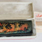 RUSSIAN PALEKH SCHOOL 1984 HAND PAINTED LACQUER BOX TROIKA vintage ARTIST SIGNED