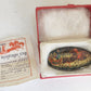 RUSSIAN PALEKH SCHOOL 1984 HANDPAINTED LACQUER PAPER MACHE BROOCH vintage TROIKA