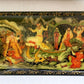 RUSSIAN PALEKH SCHOOL 1980s HANDPAINTED LACQUER BOX EMELYA vintage ARTIST SIGNED