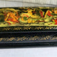 RUSSIAN PALEKH SCHOOL 1980s HANDPAINTED LACQUER BOX EMELYA vintage ARTIST SIGNED