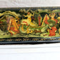 RUSSIAN PALEKH SCHOOL 1980s HANDPAINTED LACQUER BOX EMELYA vintage ARTIST SIGNED