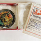 RUSSIAN PALEKH SCHOOL 1980s HANDPAINTED LACQUER BROOCH EMELYA vintage SIGNED