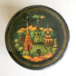 RUSSIAN HAND PAINTED LACQUER BOX vintage UNUSUAL