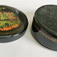 RUSSIAN HAND PAINTED LACQUER BOX vintage UNUSUAL