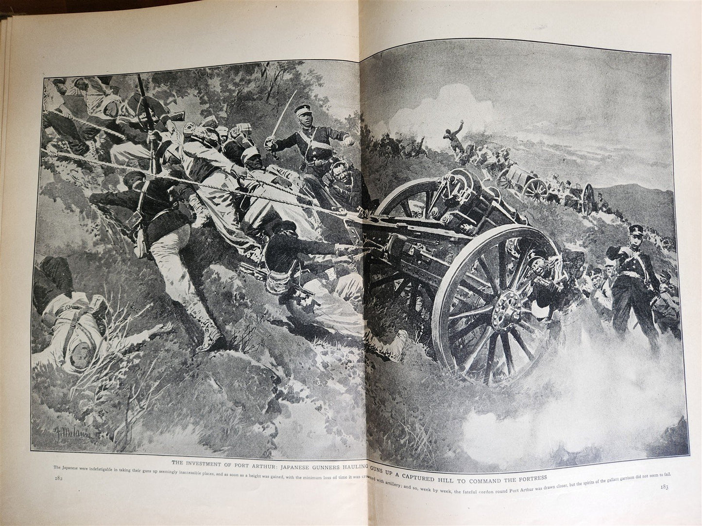 1906 RUSSIA and JAPAN FULLY ILLUSTRATED antique FOLIO on RUSSO JAPANESE WAR