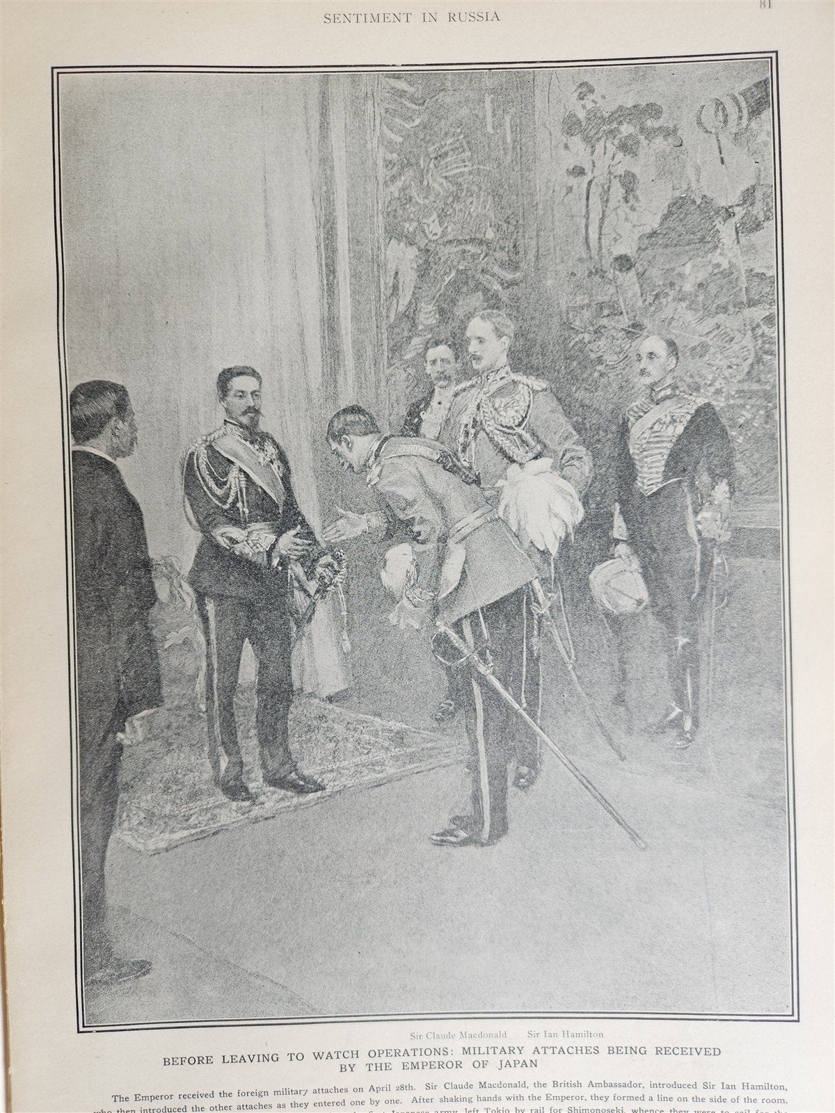 1906 RUSSIA and JAPAN FULLY ILLUSTRATED antique FOLIO on RUSSO JAPANESE WAR