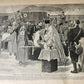 1906 RUSSIA and JAPAN FULLY ILLUSTRATED antique FOLIO on RUSSO JAPANESE WAR