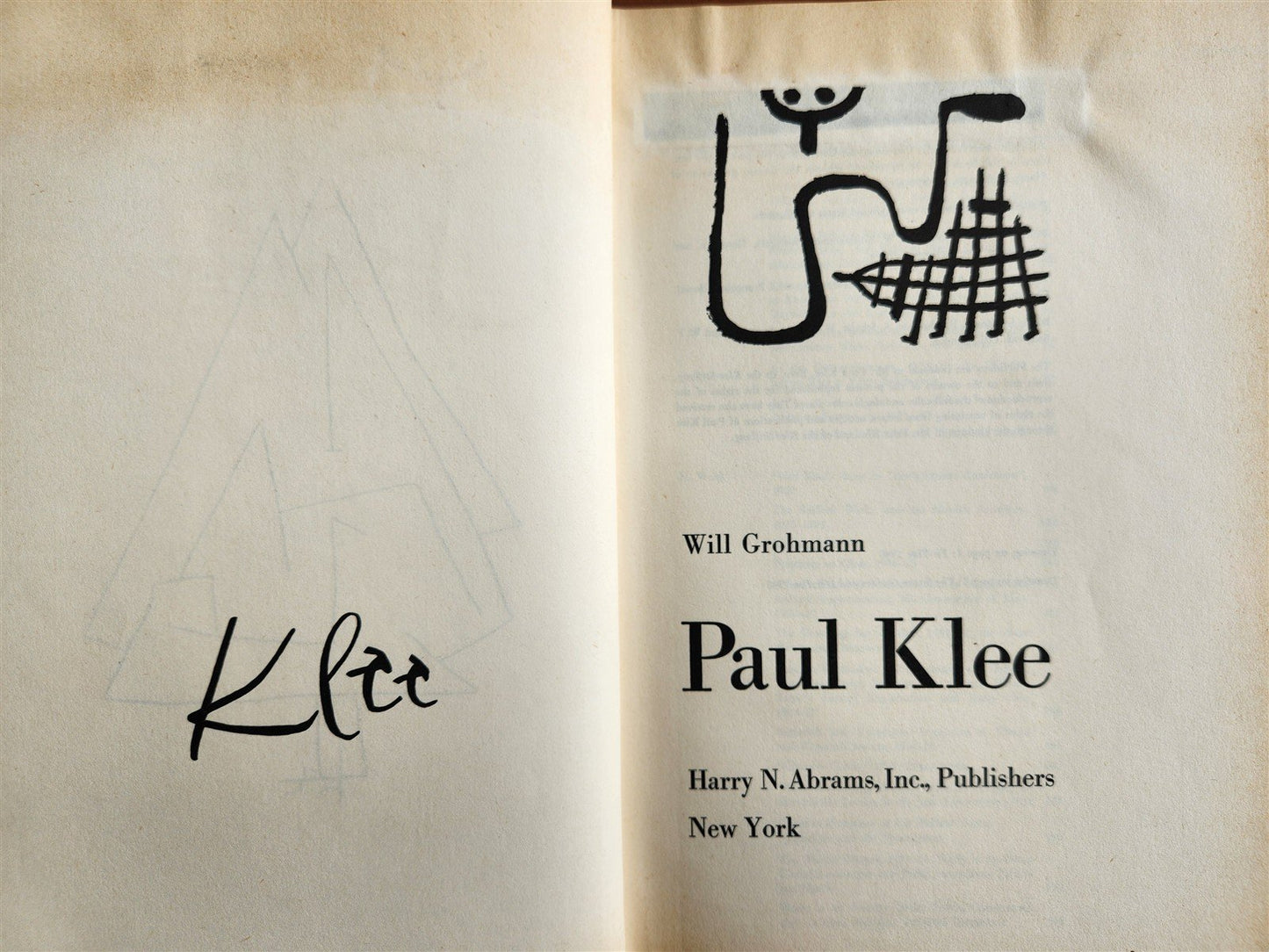 1955 PAUL KLEE by WILL GOHMANN ILLUSTRATED ART & REFERENCE ALBUM vintage