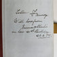 1870s PHOTO ALBUM w/ BRASS CLASP antique DECORATIVE LEAVES w/ FLOWER DESIGN