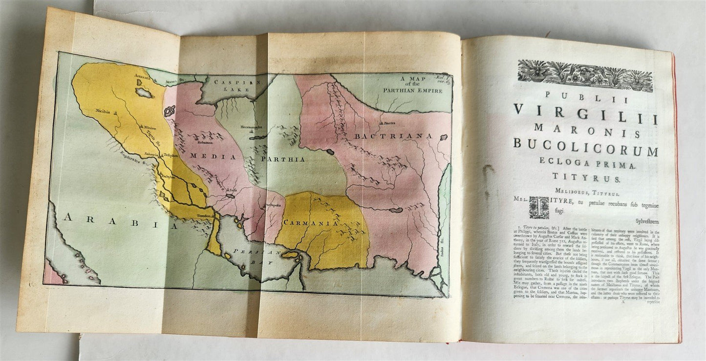 1749 Virgilius Maro BUCOLICKS of VIRGIL antique English translation ILLUSTRATED