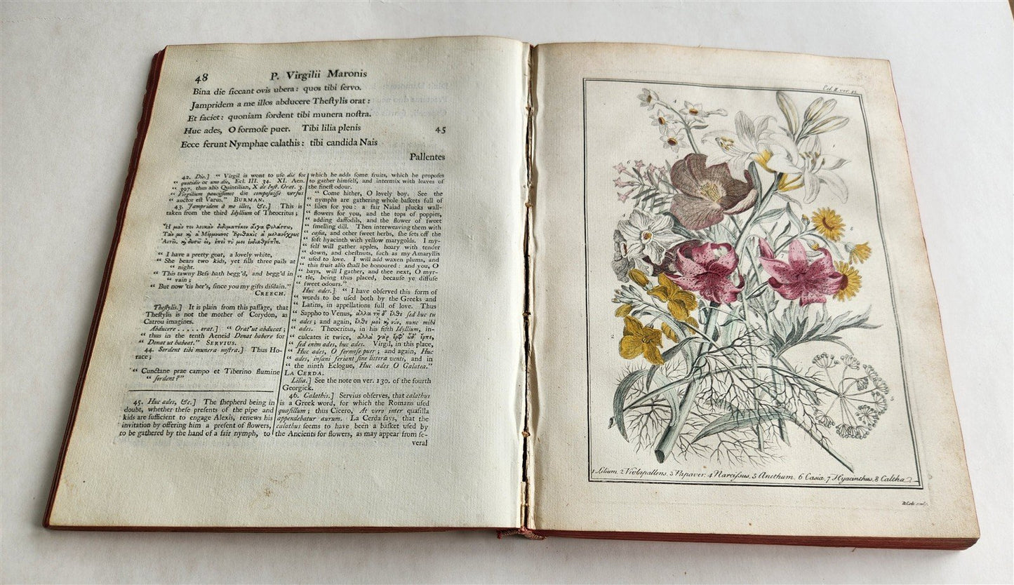 1749 Virgilius Maro BUCOLICKS of VIRGIL antique English translation ILLUSTRATED